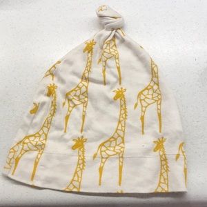 Milkbarn Giraffe Organic Cotton Knot Hat, Infant